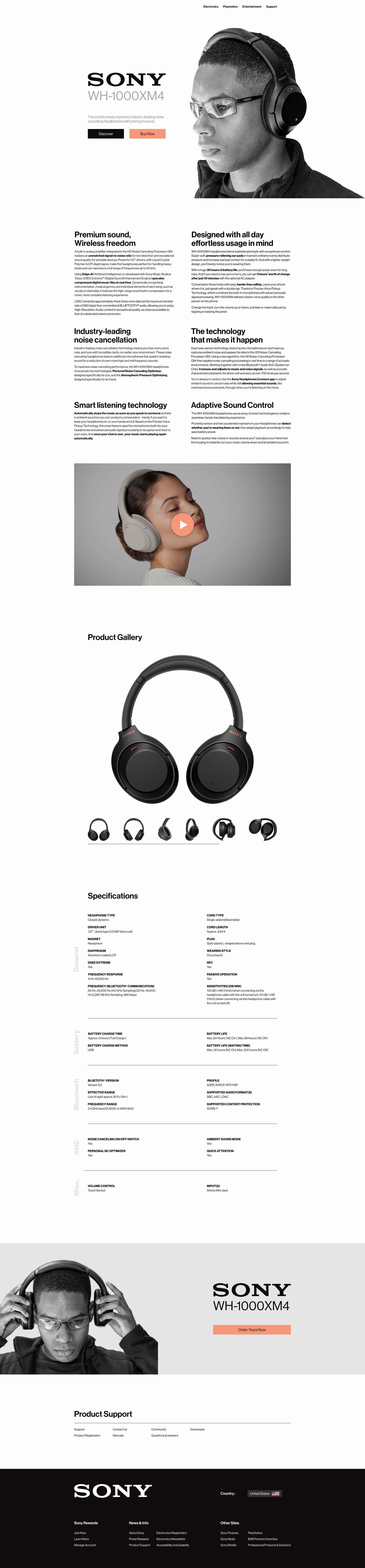 Sony Redesign design concept